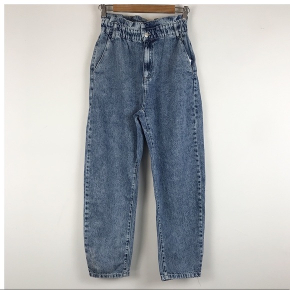 Zara x Disney Toy Story Paperbag High Waisted‎ Jeans Size 8 - Picture 6 of 15